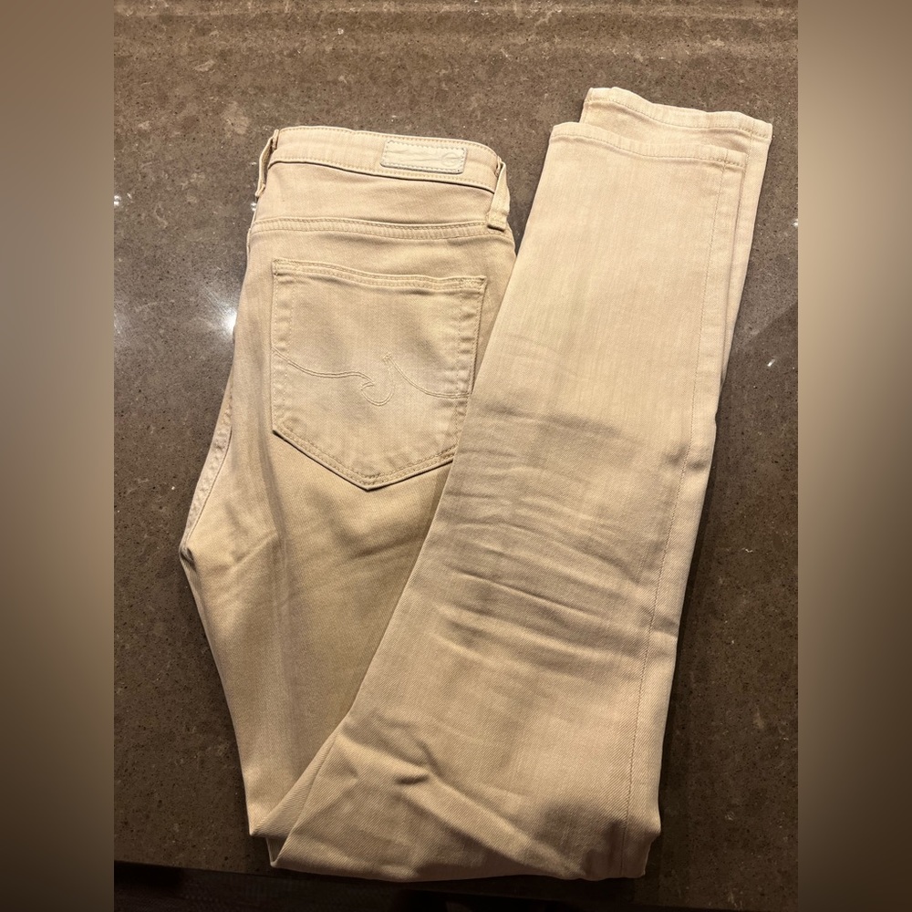 AG The Prima Ankle Skinny jeans 25R Beige